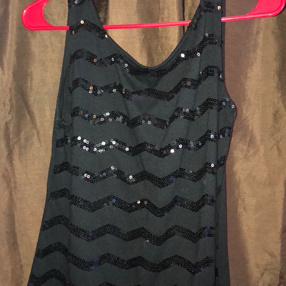 Sparkly black dress